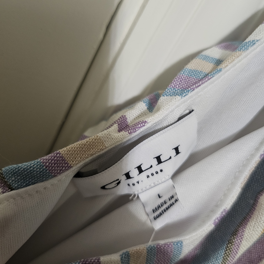 Gilli Pastel Striped Dress - Picture 5 of 6